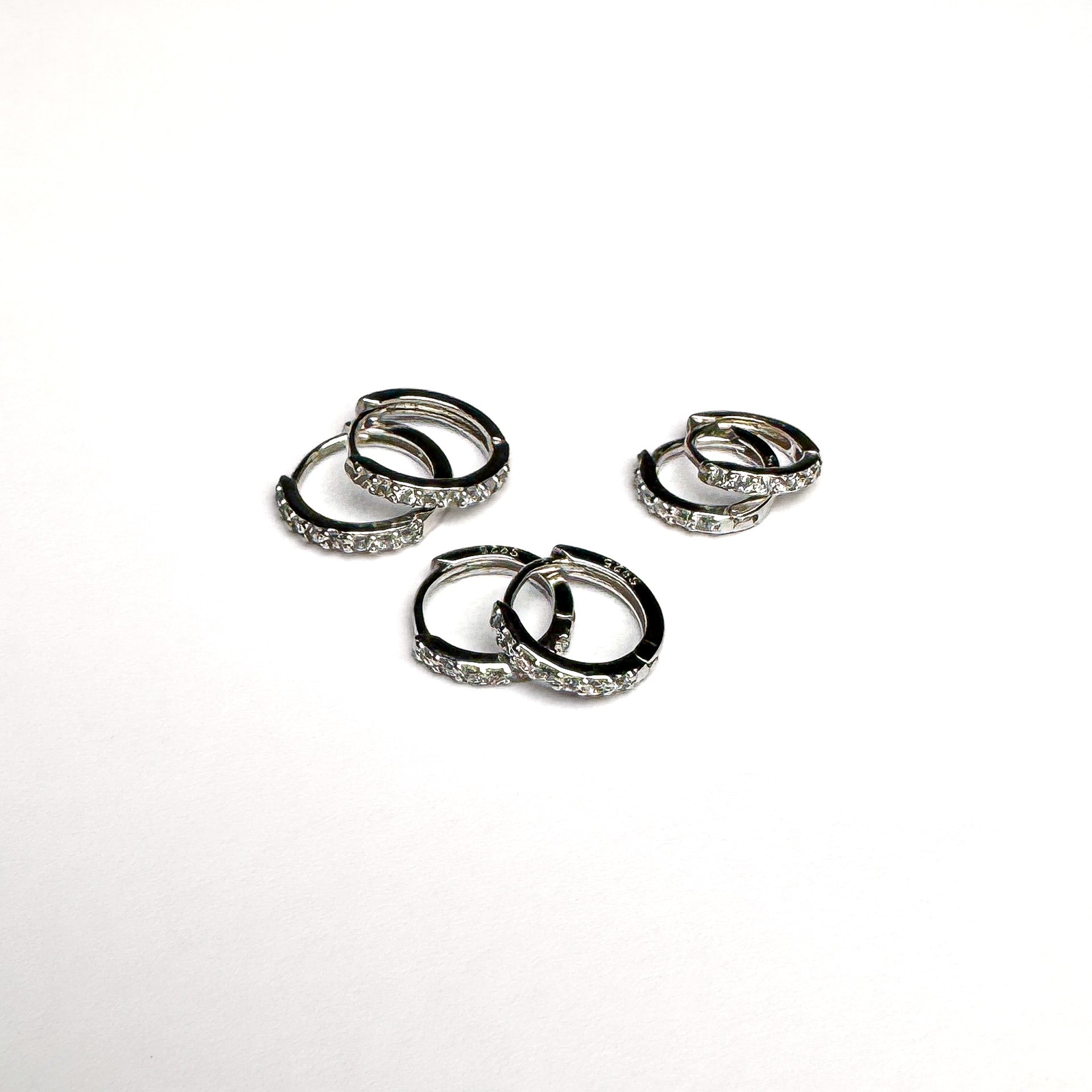 Orecchini Zirconia Mini Hoops