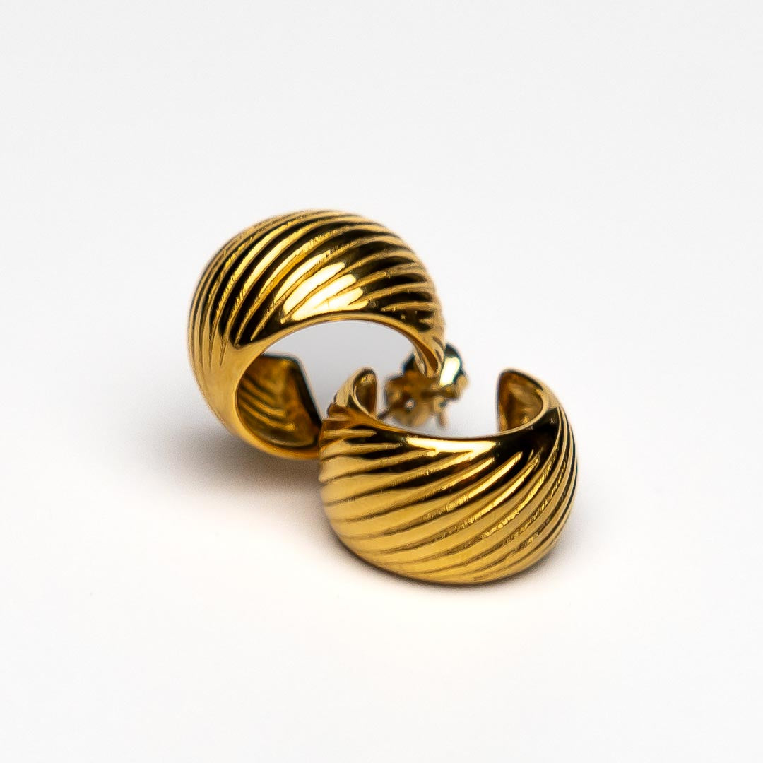 Orecchini Hoops Lines