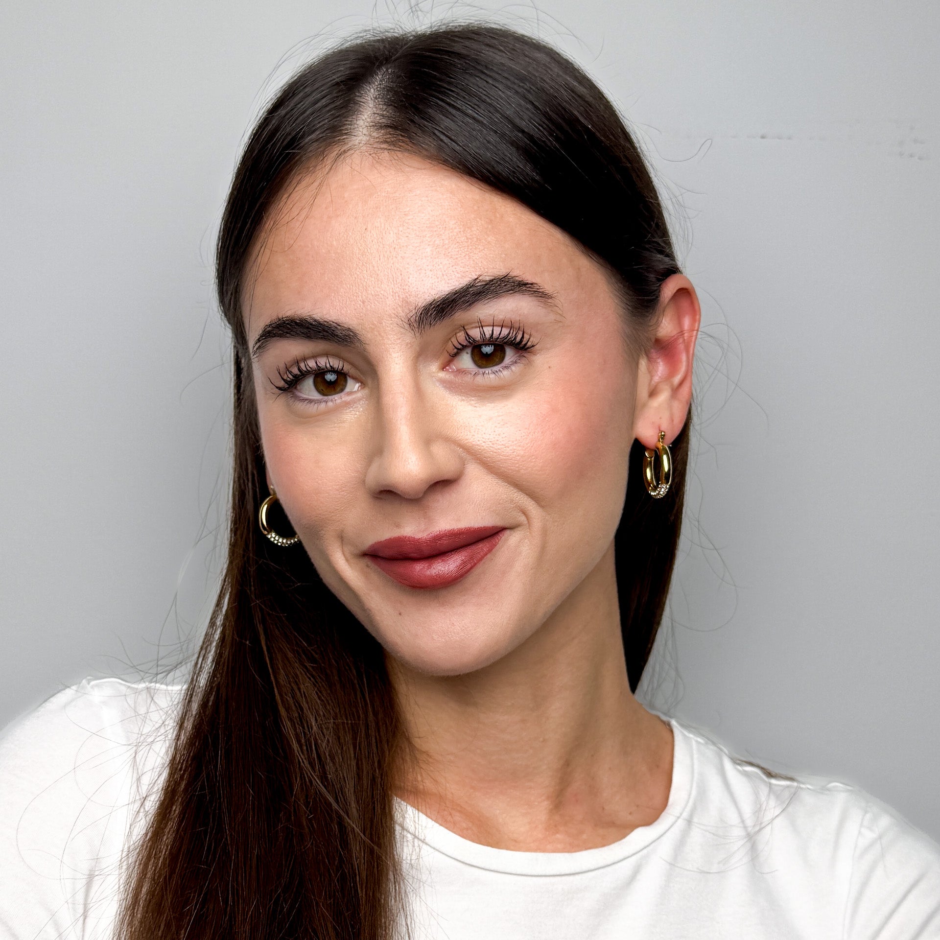 Orecchini Zirconia Hoops Valery