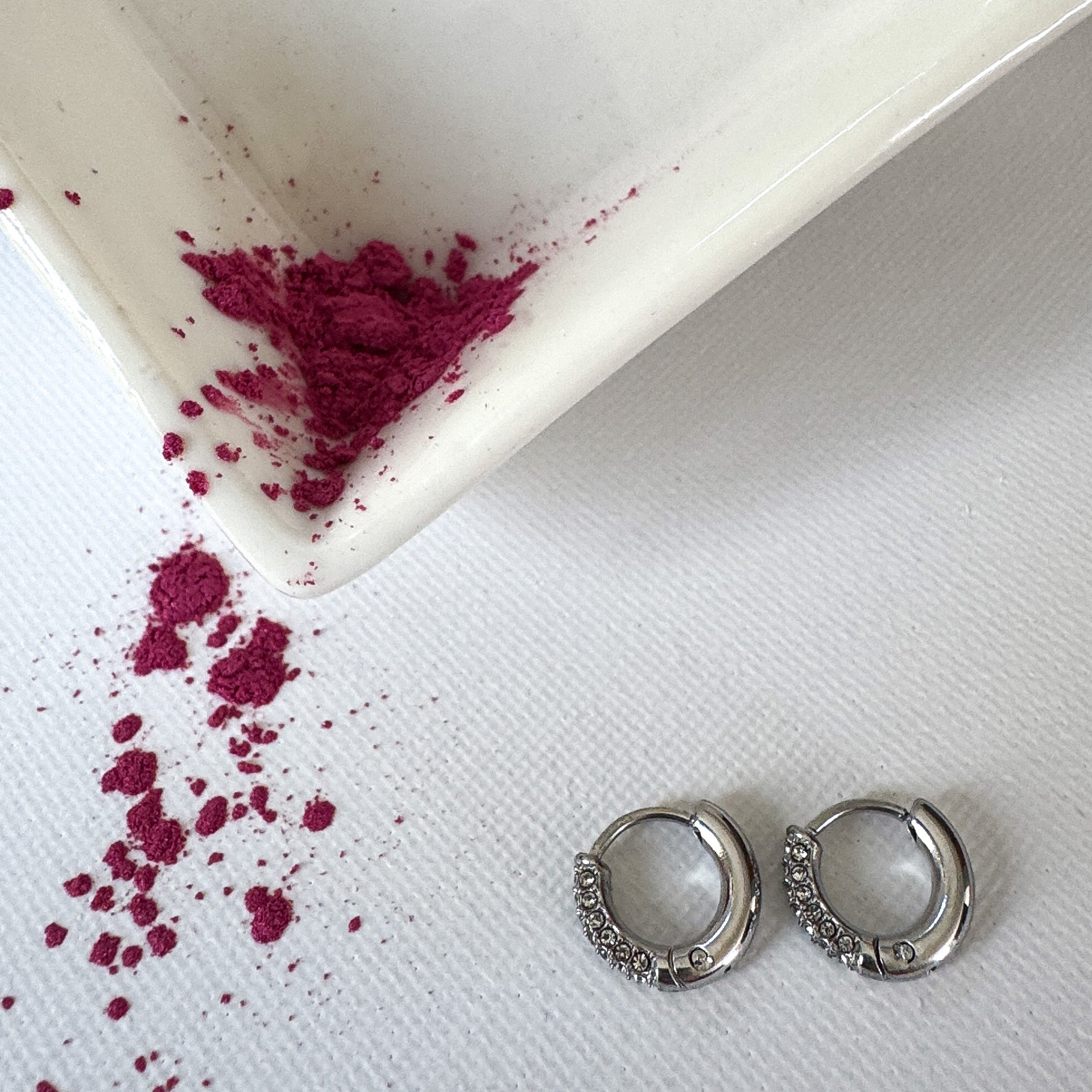 Orecchini Zirconia Mini Hoops Bold