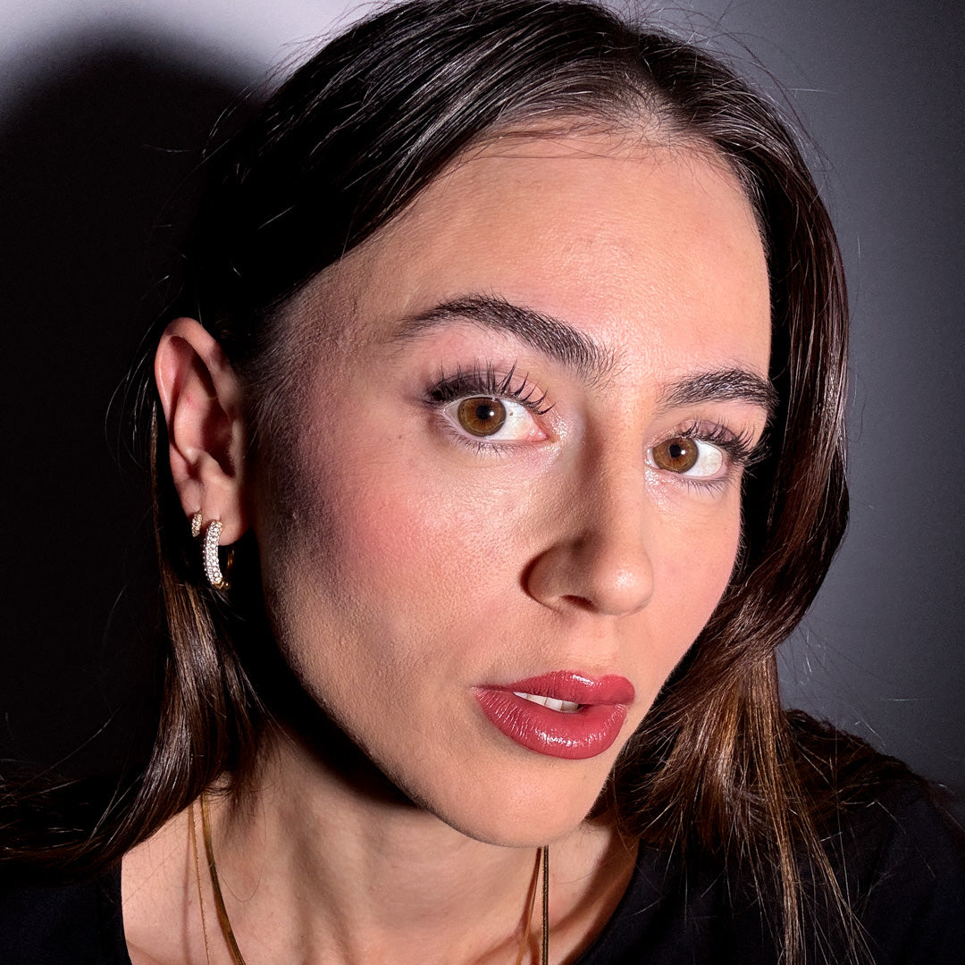 Orecchini Zirconia Hoops Bold - Medi